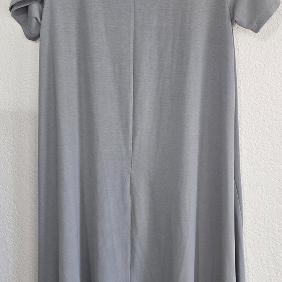 LuLaRoe Heather Gray Dress Sz S - Picture 4 of 5